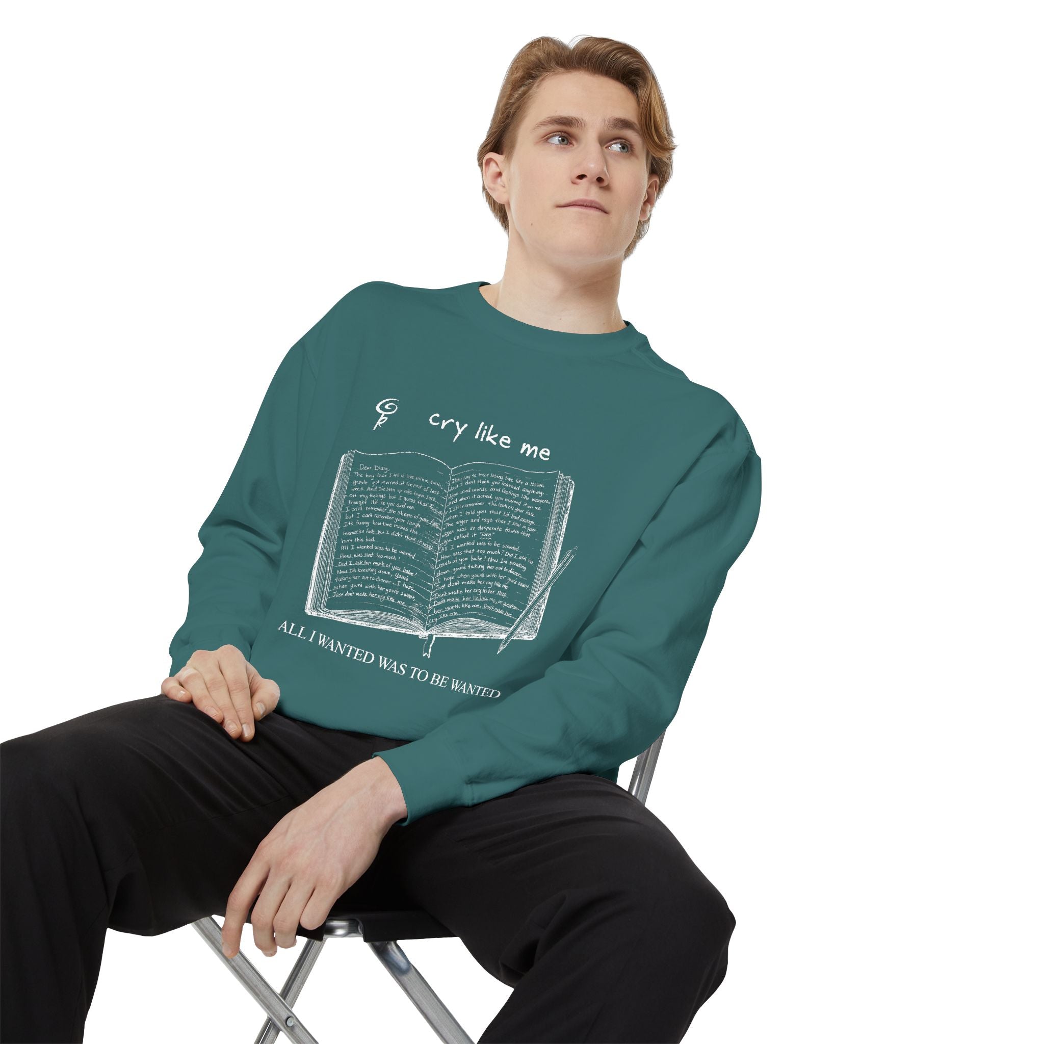 Gabi Rosengren "cry like me" sweatshirt - Singer/Songwriter Merch