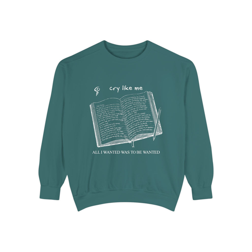 Gabi Rosengren "cry like me" sweatshirt - Singer/Songwriter Merch